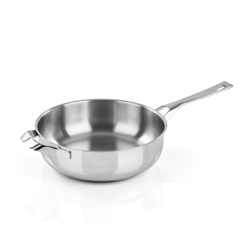 Nelesa 28cm Stainless Steel Braising Pan with Lid – 4.4L Capacity - Image 6