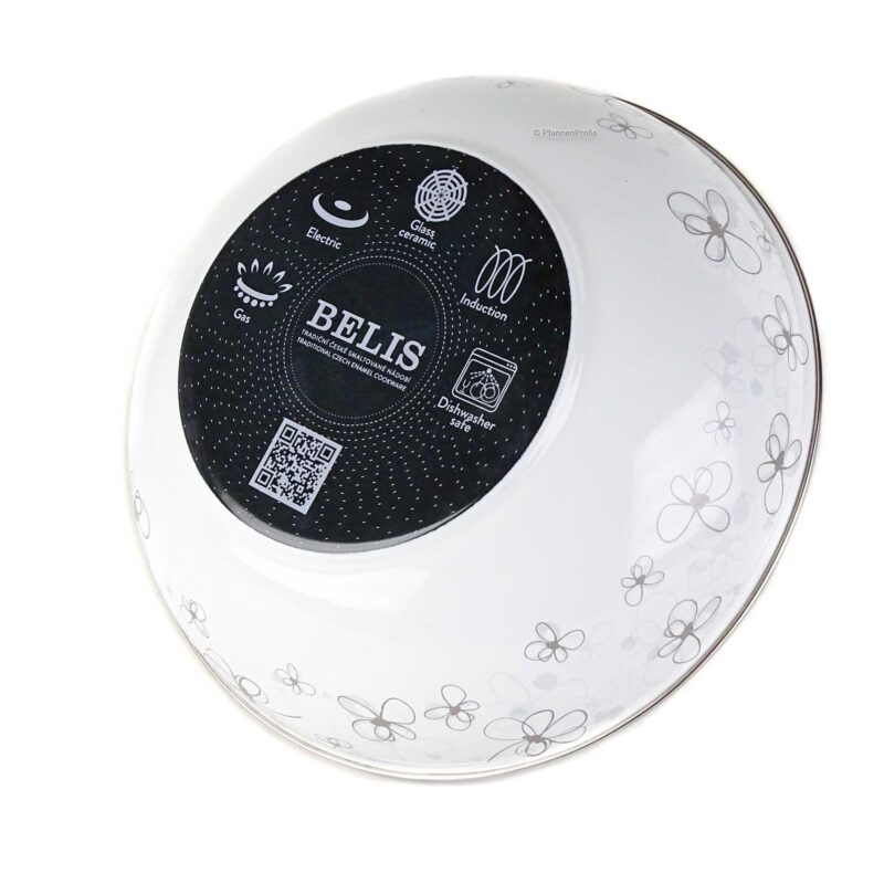 Nelesa 26cm White Enamel Steel Bowl – Durable Premium Kitchen Bowl - Image 5