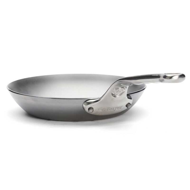 Nelesa 20cm Oven-Safe Carbon Steel Frying Pan with Stainless Steel Handle - Image 3