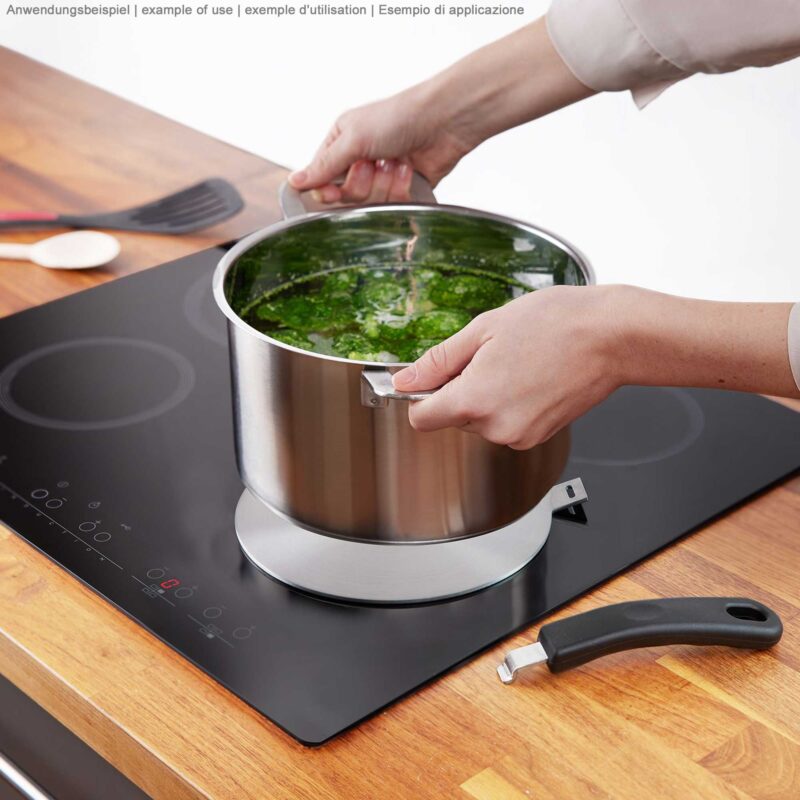 Nelesa 24cm Induction Adapter Plate with Removable Handle - Image 2
