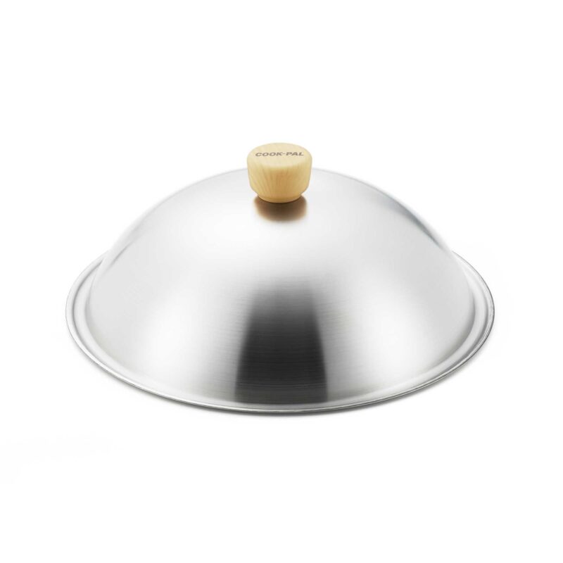 Nelesa 30cm Stainless Steel Wok Lid – Durable Cookware Cover
