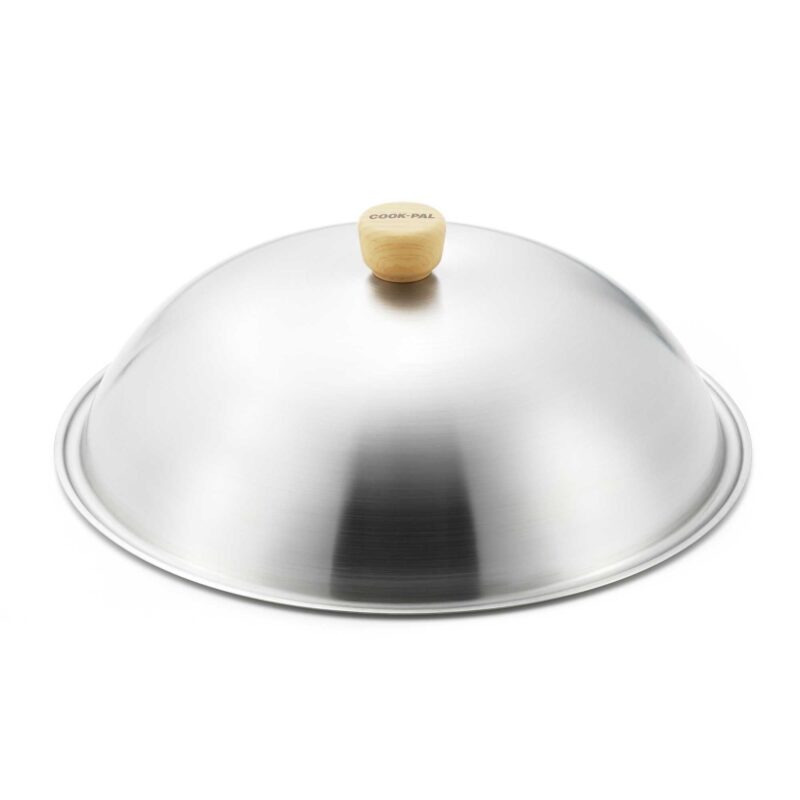 Nelesa 36cm Stainless Steel Wok Lid – Durable Cookware Cover
